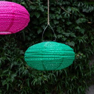 Outdoor solar UFO lantern - Green