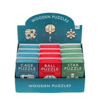 Mini wooden puzzles - Assorted
