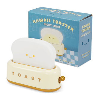 USB rechargeable dimmable night light - Kawaii Toaster