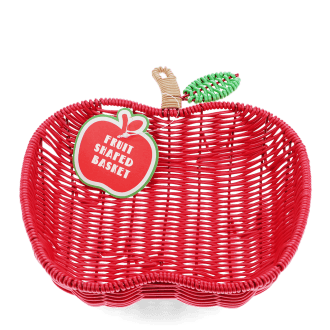 Summer fruit woven basket - Apple