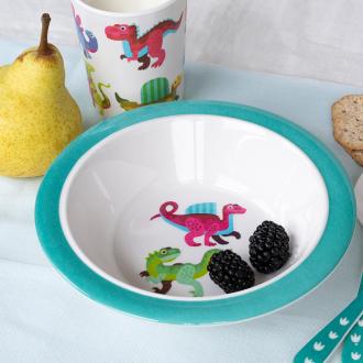 Children's melamine bowl - Baby dinos