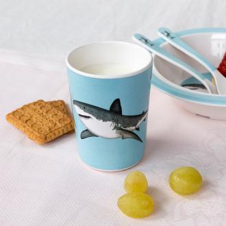 Children's melamine beaker - Sharks