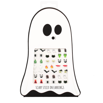 Stick on earrings (30 pairs) - Spooky