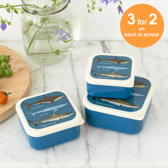 Snack boxes (set of 3) - Sharks