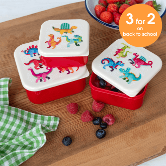 Snack boxes (set of 3) - Baby Dinos