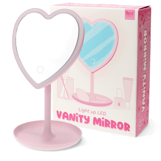 Light up vanity mirror - Heart