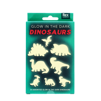 Package of 'Glow in the Dark Dinosaurs