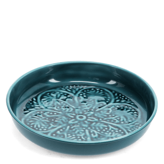 enamel trinket in blue