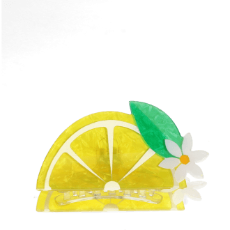 Hair claw clip - Lemon