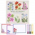 Wild flowers sticky notes