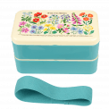 Wild Flowers adult bento box with elastic strap removed