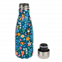 Fairies In The Garden 260ml Stainless Steel Bottle with lid unscrewed