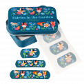 open fairies in the garden plasters tin with plasters on display