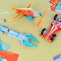 Make your own powered plane racing car robot arm collection