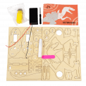 Motorised dinosaur kit components