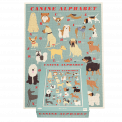 Completed Best in Show Canine Alphabet puzzle with box