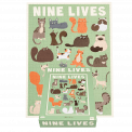 Completed Nine Lives puzzle with box