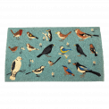 garden birds design doormat surface
