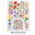 Completed Wild Flowers puzzle with box