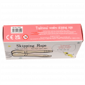 Traditional skipping rope box side with information