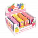 Fruit scented lolly erasers in a display boxed