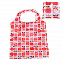 Vintage Apple Recycled Foldaway Shopper Bag