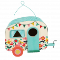 Butterfly Garden caravan birdhouse