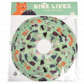 Nine Lives paper lampshade in packaging