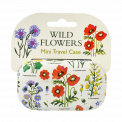 Wild flowers mini travel case