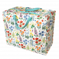 wild flowers jumbo bag, flowers design storage bag