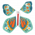 Blue magic butterfly toy