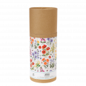 Wild Flowers Recycled Cotton Apron cardboard tube back