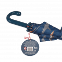 Sharks children's umbrella swing tag with information