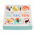 Wild Wonders wooden tic tac toe game box