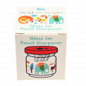 Wild Wonders glass jar pencil sharpener box
