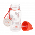 Mimi and Milo children's water bottle with lid removed