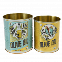 Olive Oil Storage Tins (set Of 2)