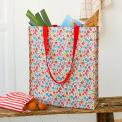 Tilde recycled shopping bag containing grocery shopping