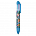 Six colour ballpoint pen with fairies among flowers print