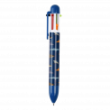 Six colour ballpoint pen with Sharks print
