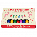 50s Christmas festive lights box top