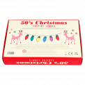 50s Christmas festive lights box bottom with information