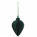 Honeycomb paper Christmas decoration in green