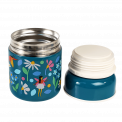 Fairies in the Garden stainless steel food flask with inner and outer lids removed