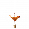 Cloth Bird Hanging Decoration (assorted Colours)