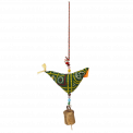 Cloth Bird Hanging Decoration (assorted Colours)