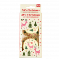 50s Christmas cupcake cases pack of 50 in box