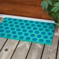 Blue On Turquoise Spotlight Doormat