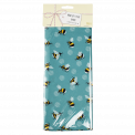 Bumblebee tissue paper sheets in packaging