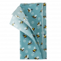 Bumblebee tissue paper pack with 2 sheets unfurled